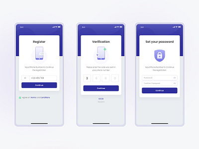 Registration - Wallet design web