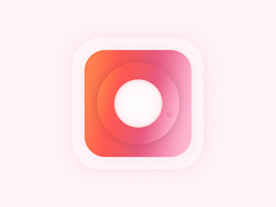 Circle App Icon app circle gradient icon orange pink