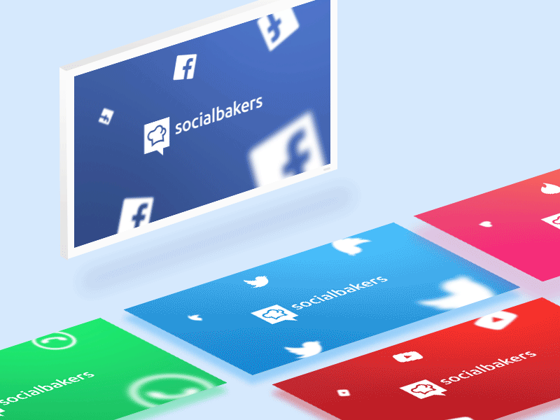Socialbakers screensavers gradient screensaver social socialbakers