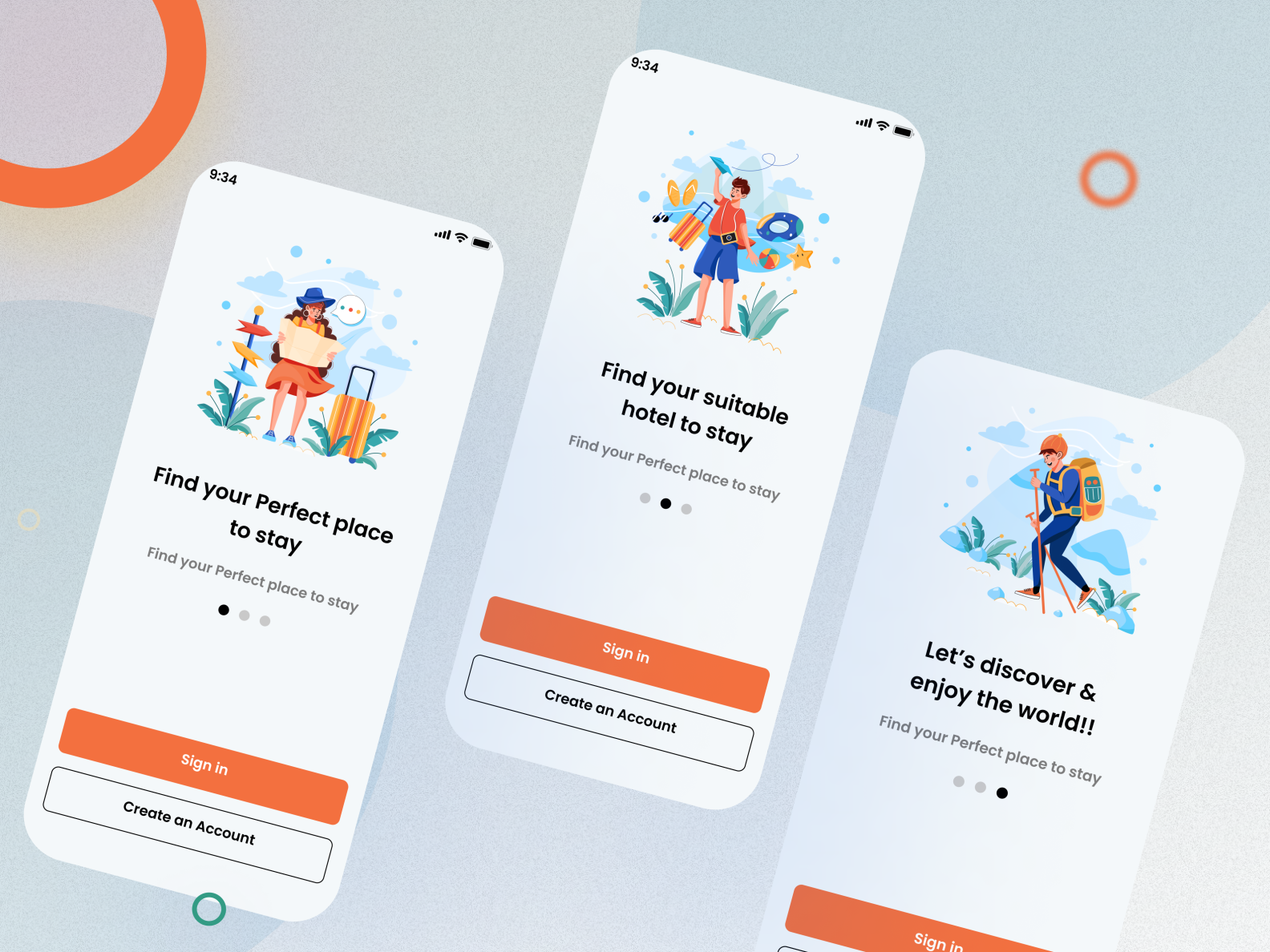 Travel App Onboarding Ui Screen design by Hasina Parvin on Dribbble