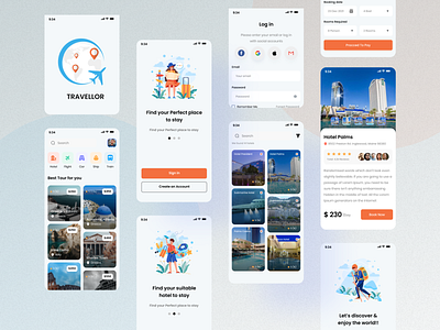 Travel Mobile App Ui design