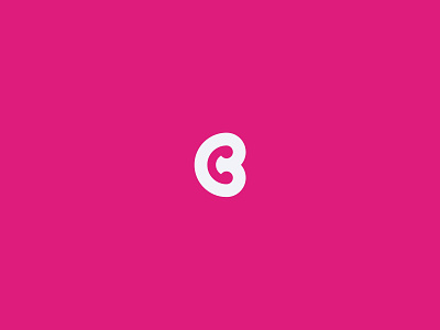 Callback logo b monogram brand identity branding branding design c monogram design logo logodesign marketing phone pink pink logo