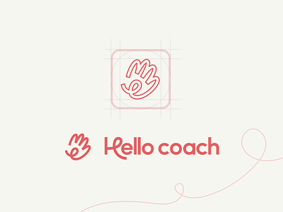 Hello Coach app branding design design system flat graphic design interface minimal mobile startup typography ui user experience user interface ux visual identity