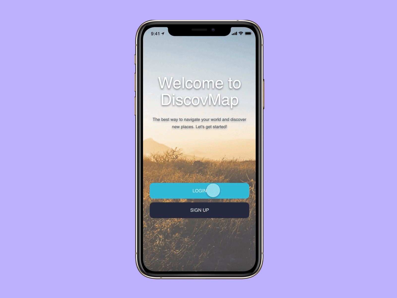 DiscovMap Login SignUp app design discover illustration login screen mobile app design navigation bar signup screen splashpage ui ux