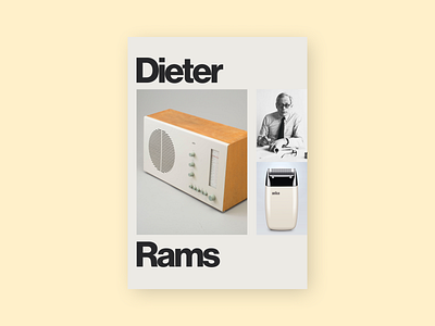 Dieter Rams Print.