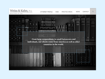 Attorney Website Redesign