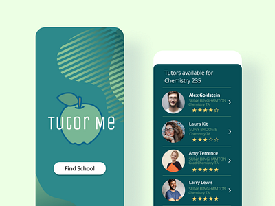 Starfish Tutoring Service Redesign school app student tutor ui ux