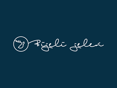 Bijeli jelen logo full