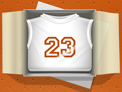 T-shirt in a box 23 box cardboard icon illustration photoshop t shirt vector