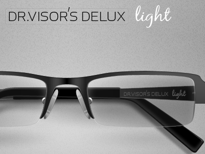 Dr. Visor's Delux Light glasses light photoshop product vector