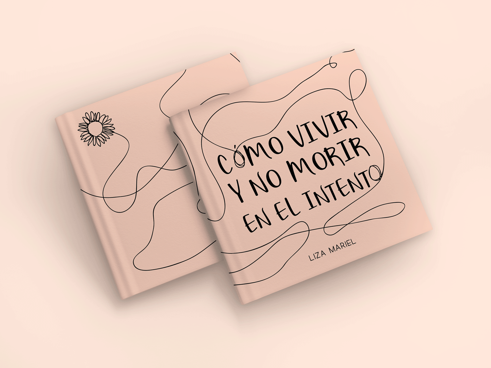 Diseño de Libro - Cómo Vivir y No Morir en el Intento book design editorial design illustration lineart minimal