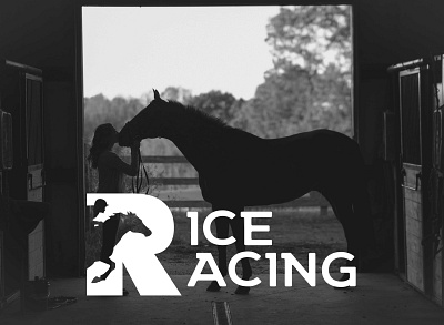Rice Racing Logo branding design typography