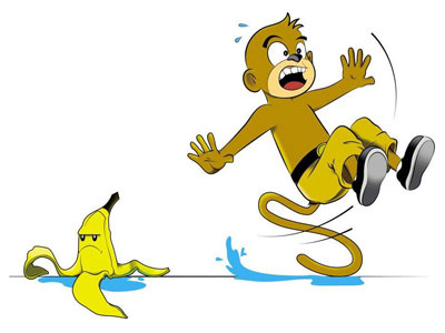 Don't Monkey Around cartoon design fun funny graphic illustration