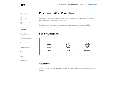 API Documentation android api deep link developers docs documentation icons ios web