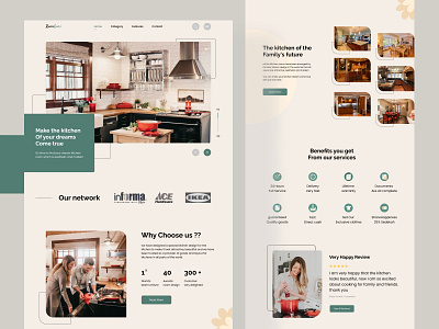 Aesthetic Kitchen ~ Landing Page