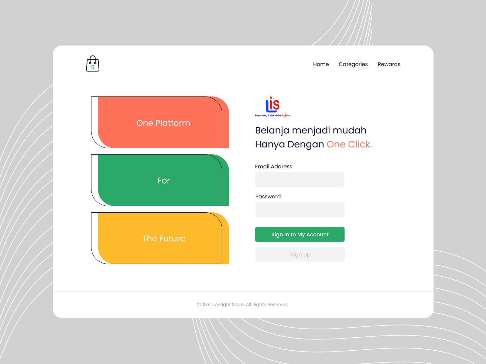 Login Shopify E Commerce By Alfi Naga Mulya On Dribbble
