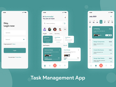 Task Management App app task management ui ux