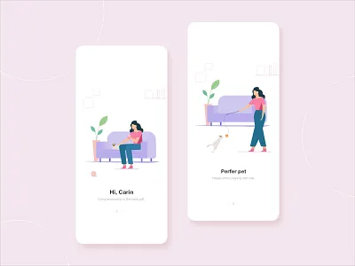 Hello Dribbble. app design illustration ui