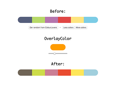 Cohesive color schemes generator