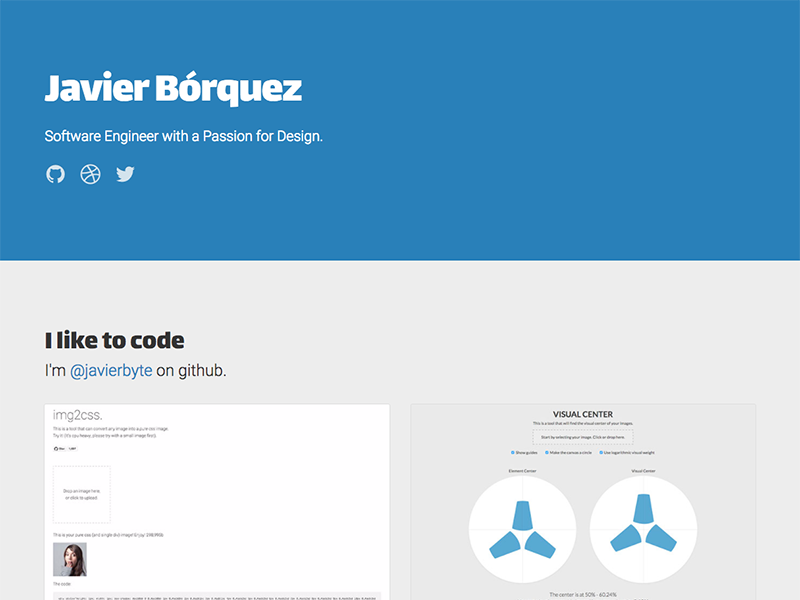 New personal autoupdated portfolio! website personal gallery css design web portfolio