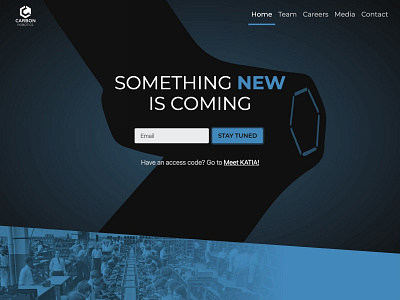 carbon.ai design homepage landing new responsive robotics startup website