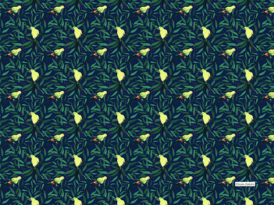 regent parrot illustration pattern a day pattern art pattern design patterns print design surface design surface pattern textile design textile pattern