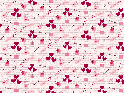 valentine's day illustration pattern art pattern design print design printdesigner surface design surface pattern surfacepatterndesigner textile design textile pattern