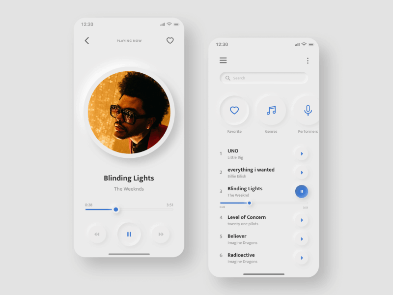 Music Player Concept