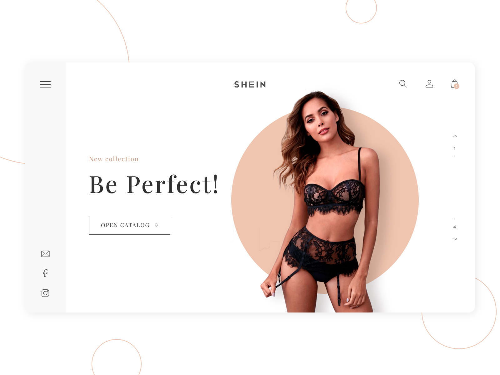 Concept for a lingerie store by Tatiana Mamykina on Dribbble