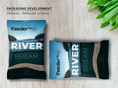 Packaging development (River) - fishing bait company bait branding fish graphic design illustration package packaging ui ux