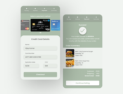 Dailyui - 002 (Credit Card Checkout) app design dailyui dailyui 002 dailyuichallenge design ui