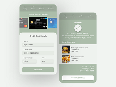 Dailyui - 002 (Credit Card Checkout)