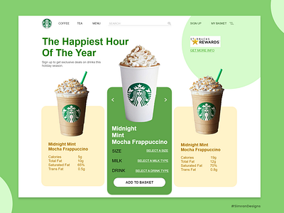 Starbucks Website Design