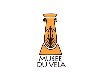 MUSEUM OF THE VELA branding design graphic design illustration logo logodesign typo customizedtype vector