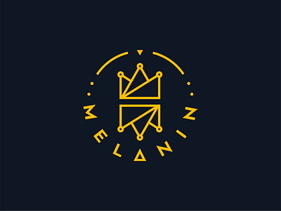 Melanin logo design and animation