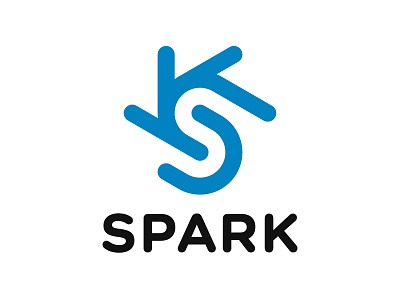 Spark App Logo branding logo typography vector