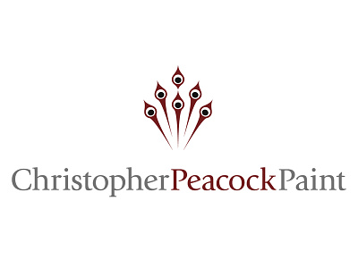 Christopher Peacock Paint Logo branding logo