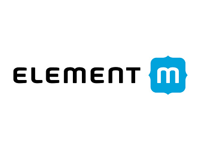 Element M Logo branding logo