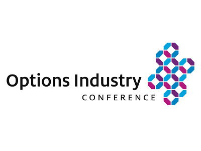 Options Industry Conference Logo branding logo