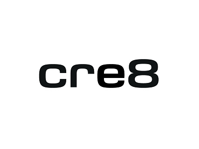 Cre8 Logotype branding logo