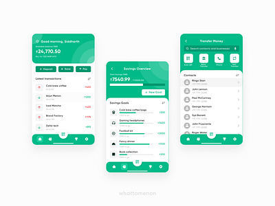 Financial savings app UI app design finance mobile mobile ui responsive savings uidesign