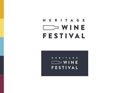 Heritage Wine Festival brand festival identity logo philly wine wine festival