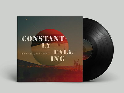 Constantly Falling album art cd cover landscape photo manipulation photography vinyl