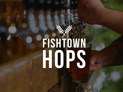 Introducing: Fishtown Hops beer beer garden branding fishtown hops icon identity illustration logo philadelphia