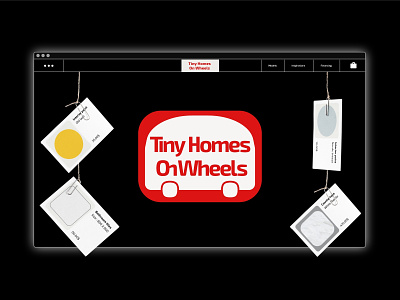 Tiny homes on wheels Website product design ux design
