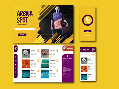 Arena Spot UI Design character design illustration graphic designer graphicdesign illustrationillustrator logo designerlogo maker ui ux ui ux design ui ux designer uidesign uiux uiux designer uiuxuidesign ux