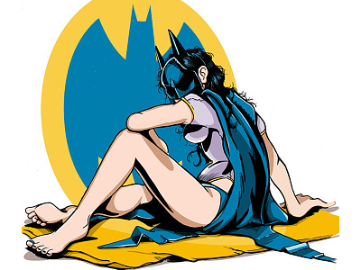 Batgirl batgirl dc comics illustration superheroines