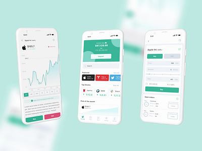 Stock trading app