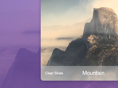 Purple Mountain Majesty apple blurred design gaussian ios orlando sketch ui user experience user interface ux