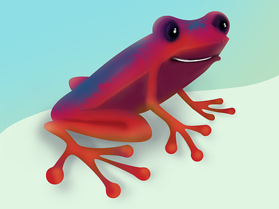 Frog 30 day illustration challenge favorite animal frog
